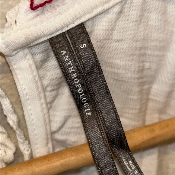 ANTHROPOLOGIE EMBELLISHED COLLARED TOP SIZE SMALL - Picture 2 of 6